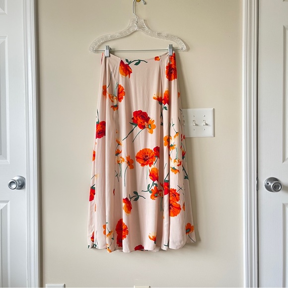 Arotzia Wilfred Floral Midi Skirt size 2 - Picture 2 of 4